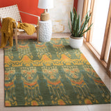 SAFAVIEH Handmade Ikat Audna Modern Wool Rug