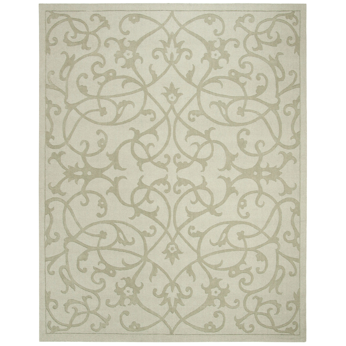 SAFAVIEH Handmade Impressions Anneluise Modern Scrolls Wool Rug