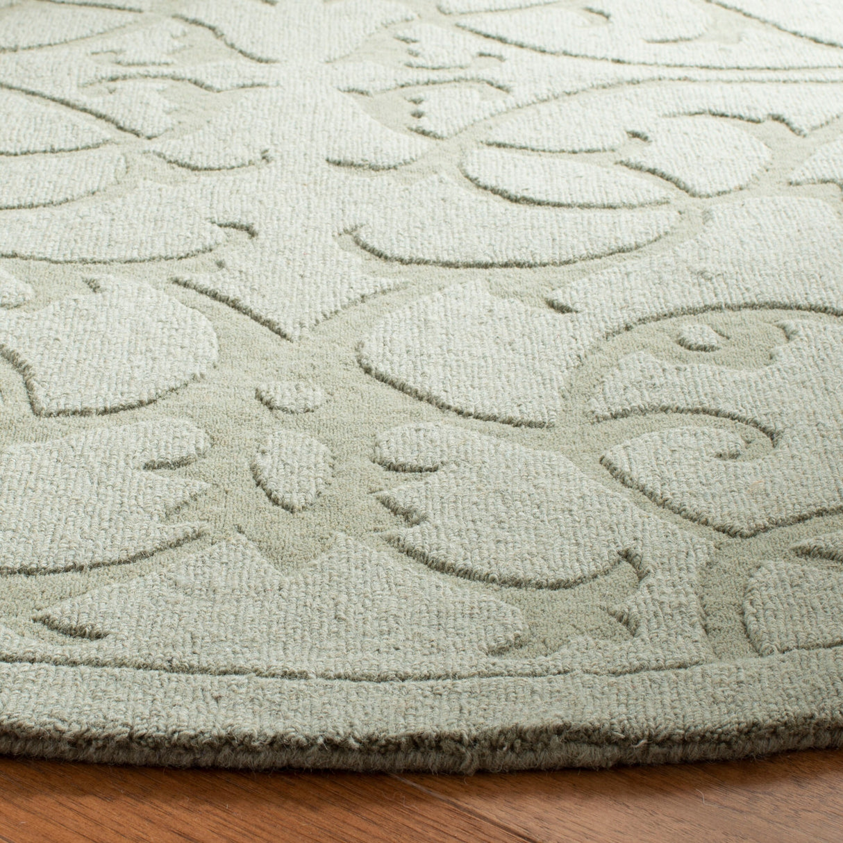 SAFAVIEH Handmade Impressions Anneluise Modern Scrolls Wool Rug