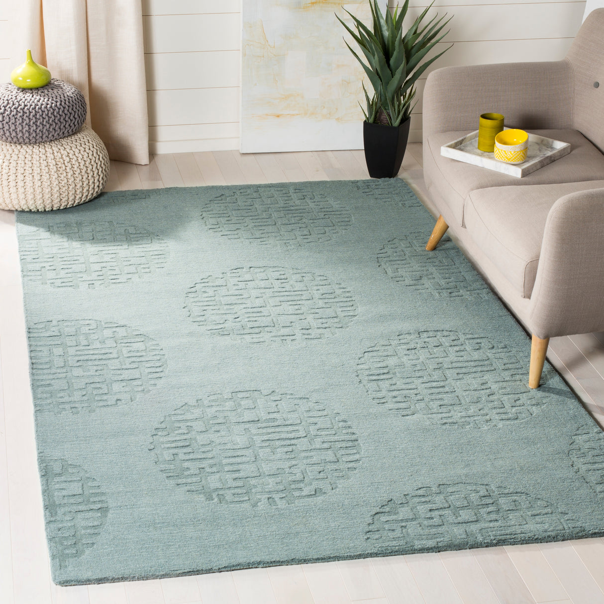 SAFAVIEH Handmade Impressions Madilyn Modern Wool Rug