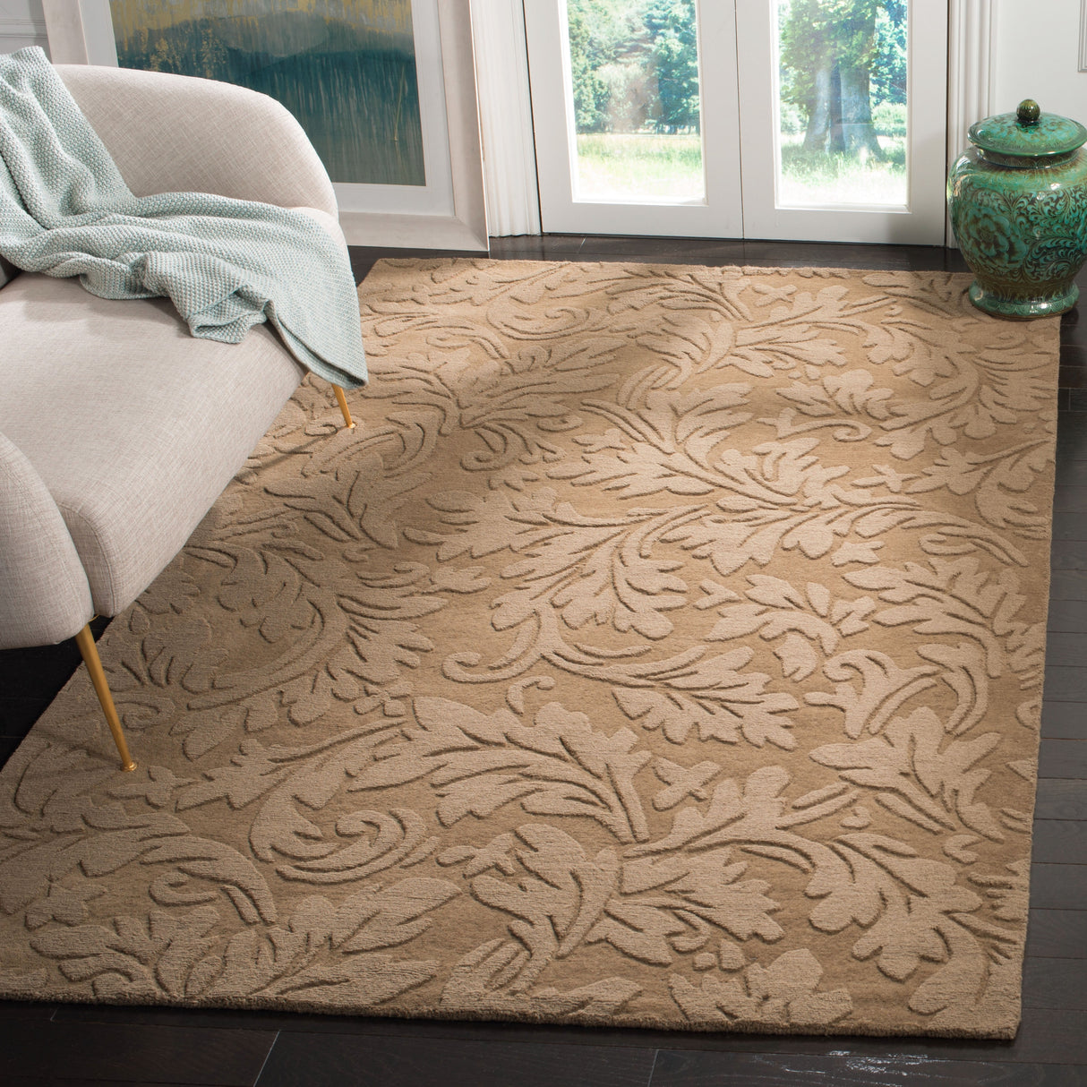 SAFAVIEH Handmade Impressions Zornitza Modern Scrolls Wool Rug