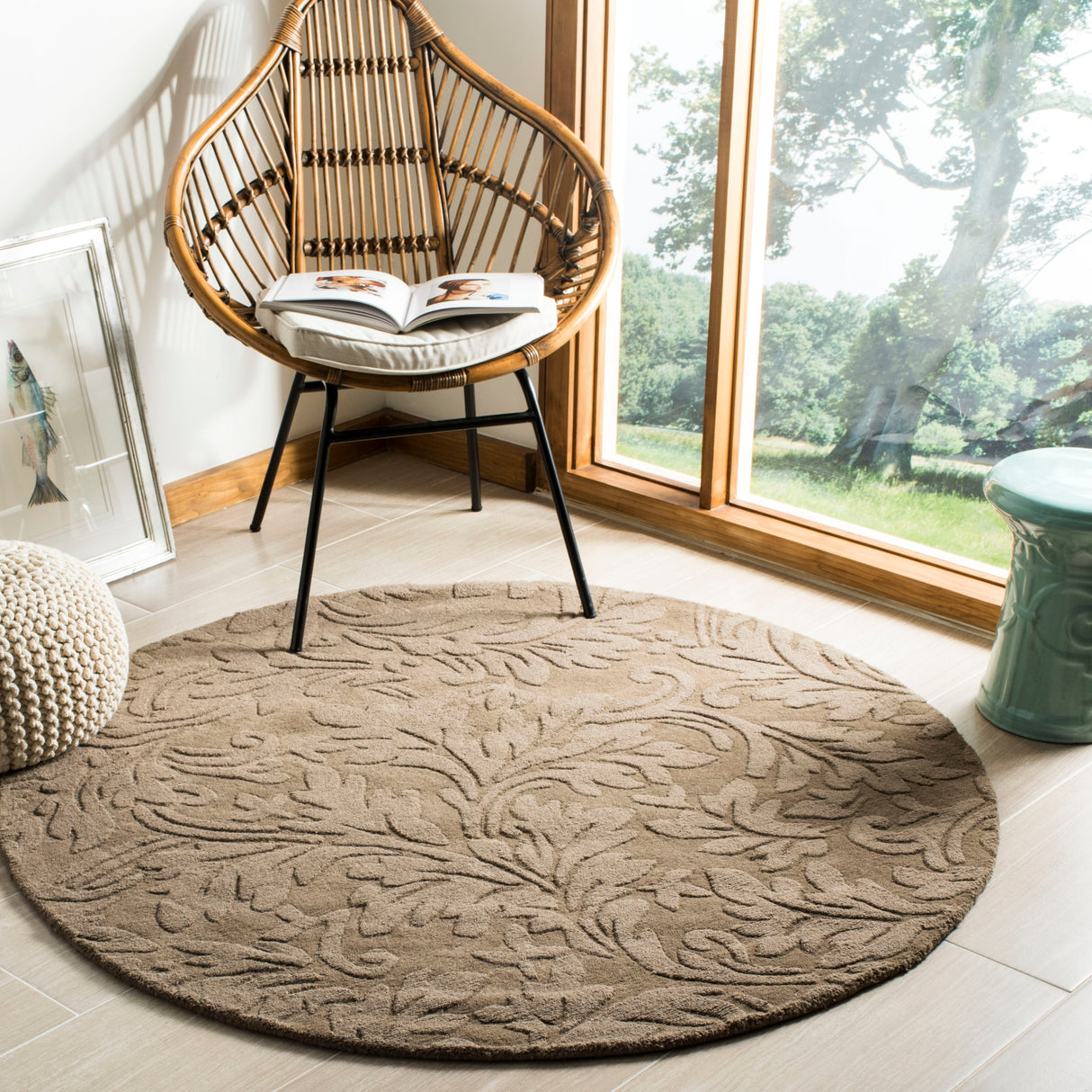 SAFAVIEH Handmade Impressions Zornitza Modern Scrolls Wool Rug