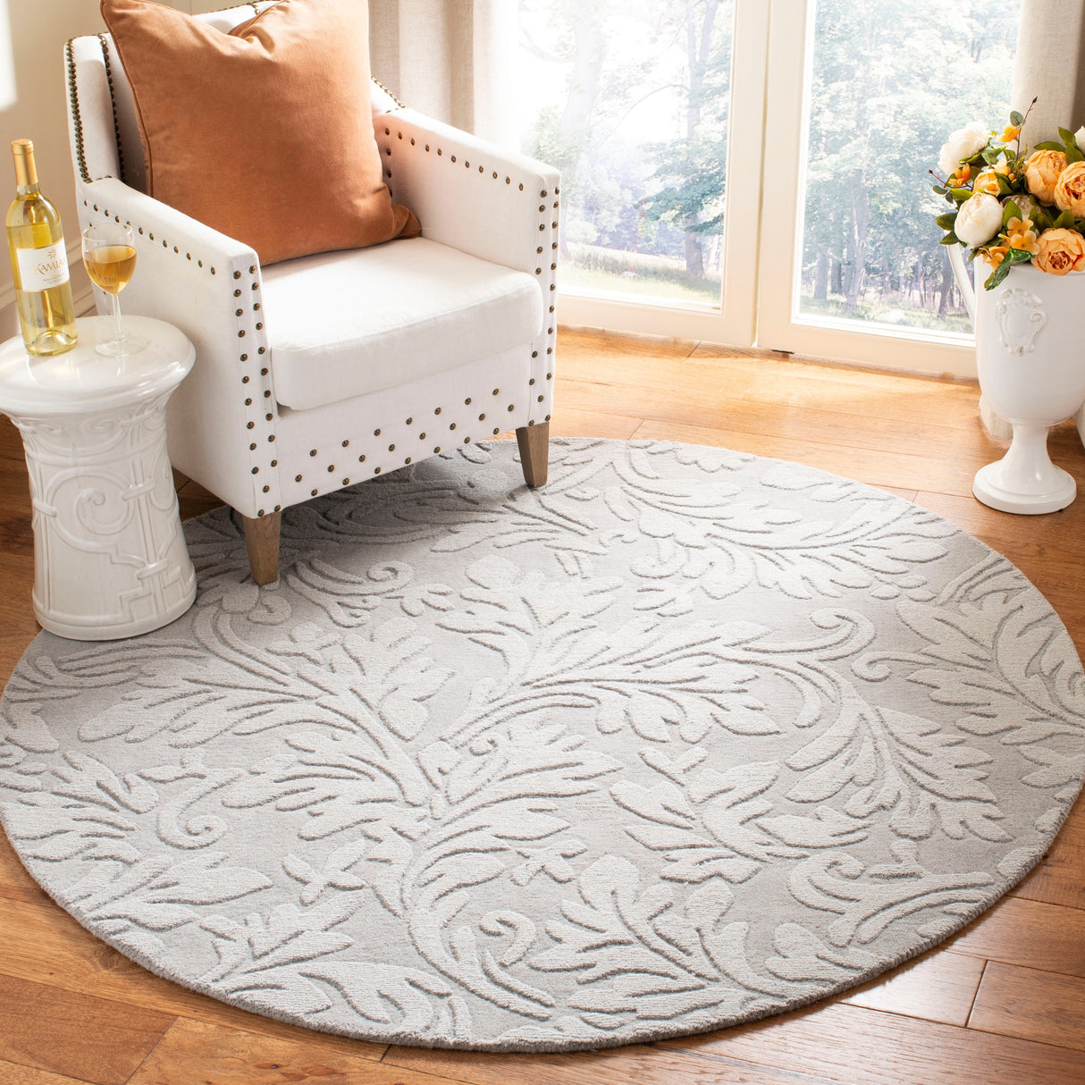 SAFAVIEH Handmade Impressions Zornitza Modern Scrolls Wool Rug