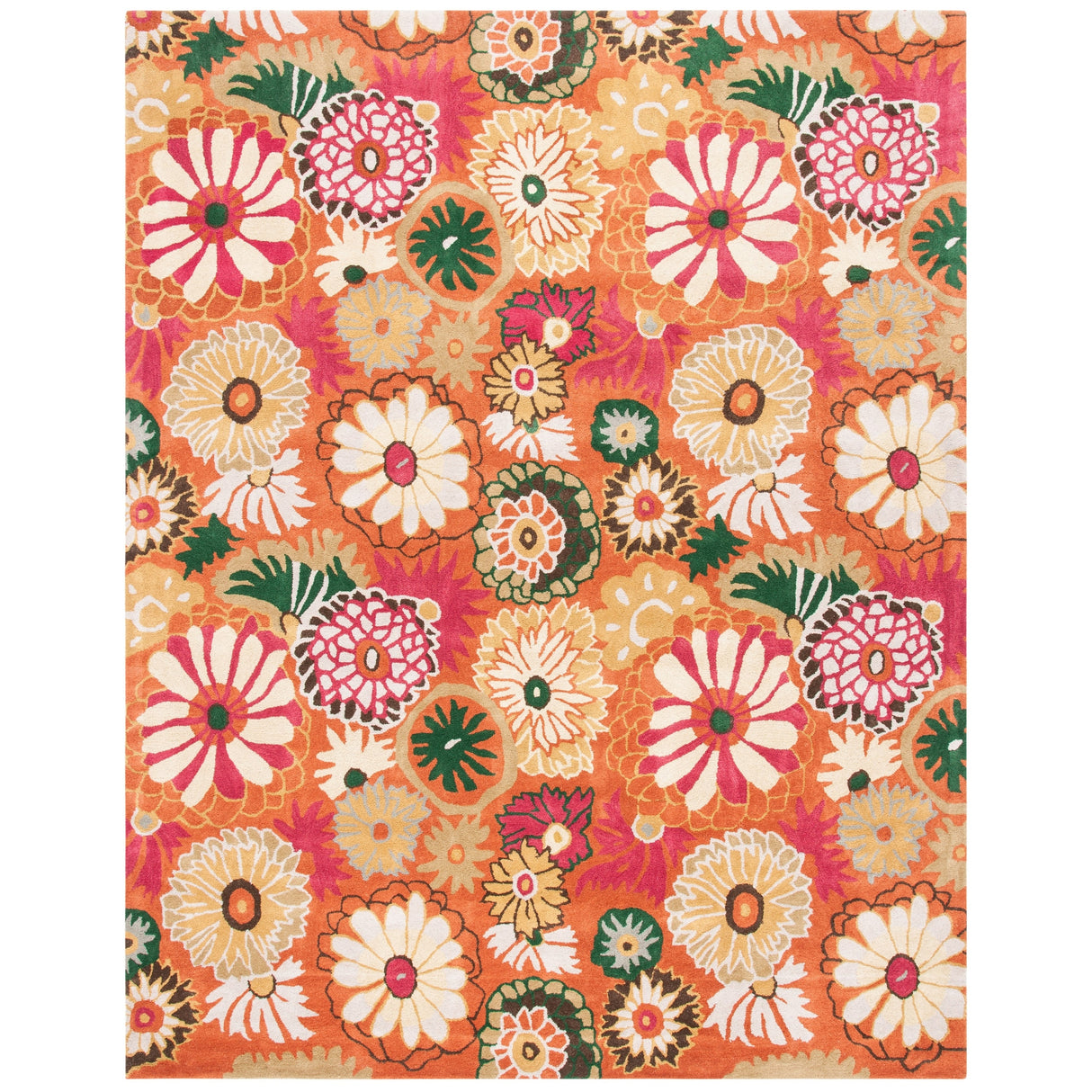 SAFAVIEH Handmade Jardin Anke Country Floral Wool Rug