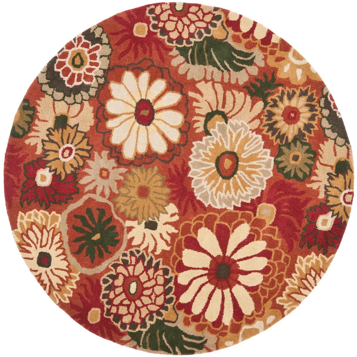 SAFAVIEH Handmade Jardin Anke Country Floral Wool Rug