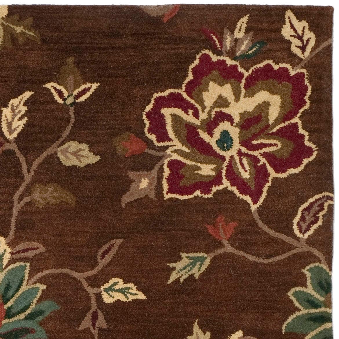 SAFAVIEH Handmade Jardin Areli Country Floral Wool Rug