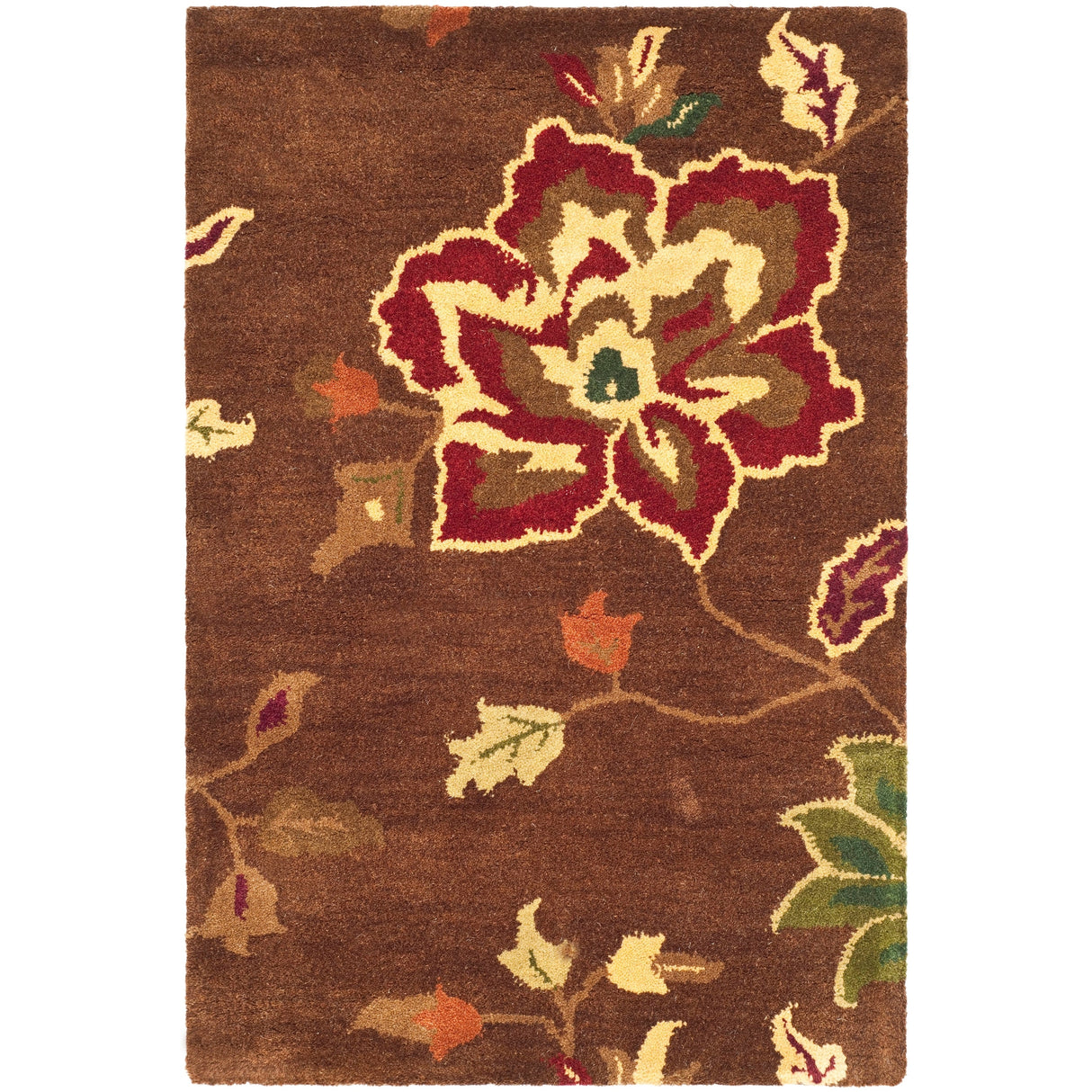 SAFAVIEH Handmade Jardin Areli Country Floral Wool Rug