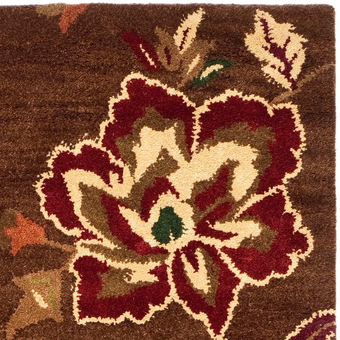 SAFAVIEH Handmade Jardin Areli Country Floral Wool Rug