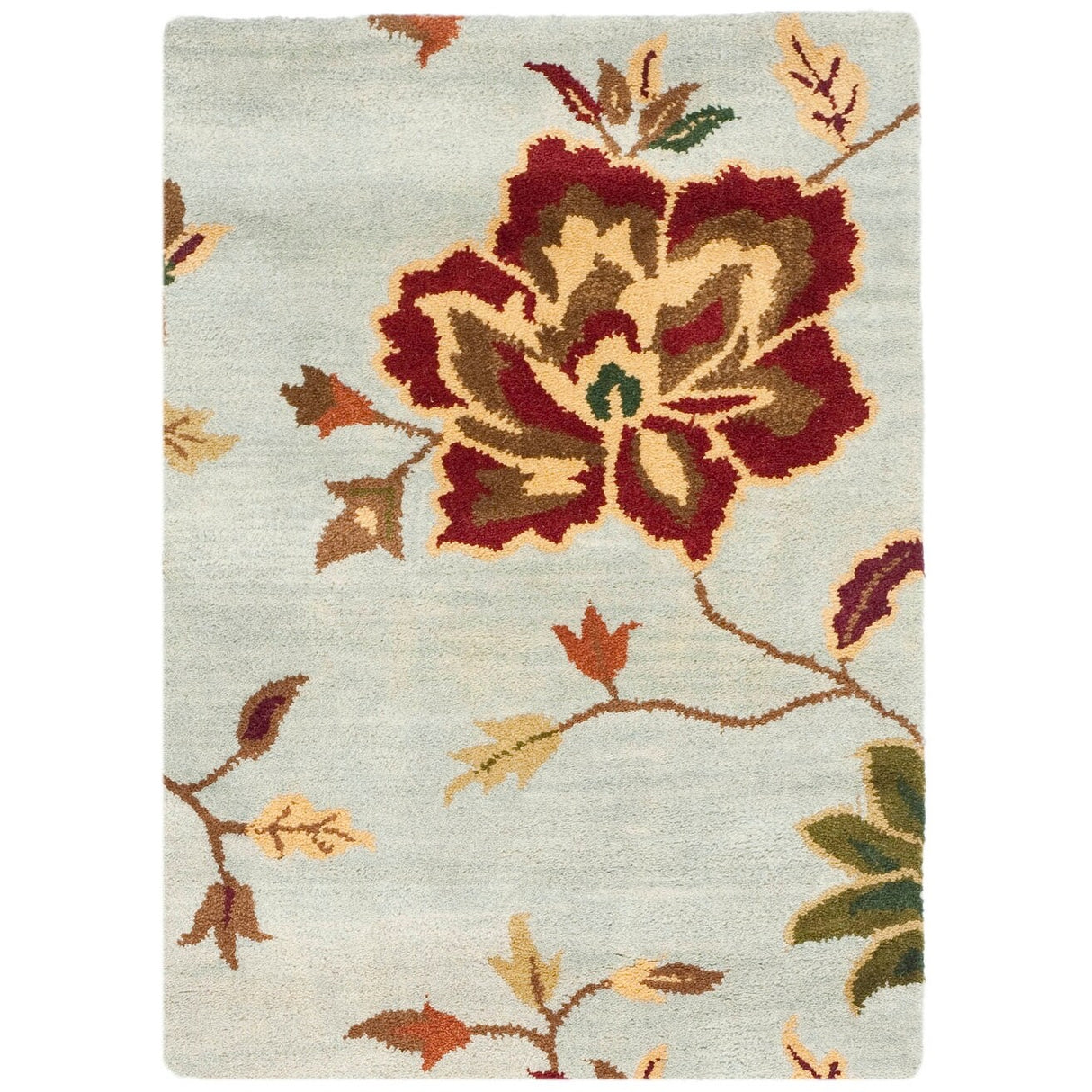 SAFAVIEH Handmade Jardin Areli Country Floral Wool Rug