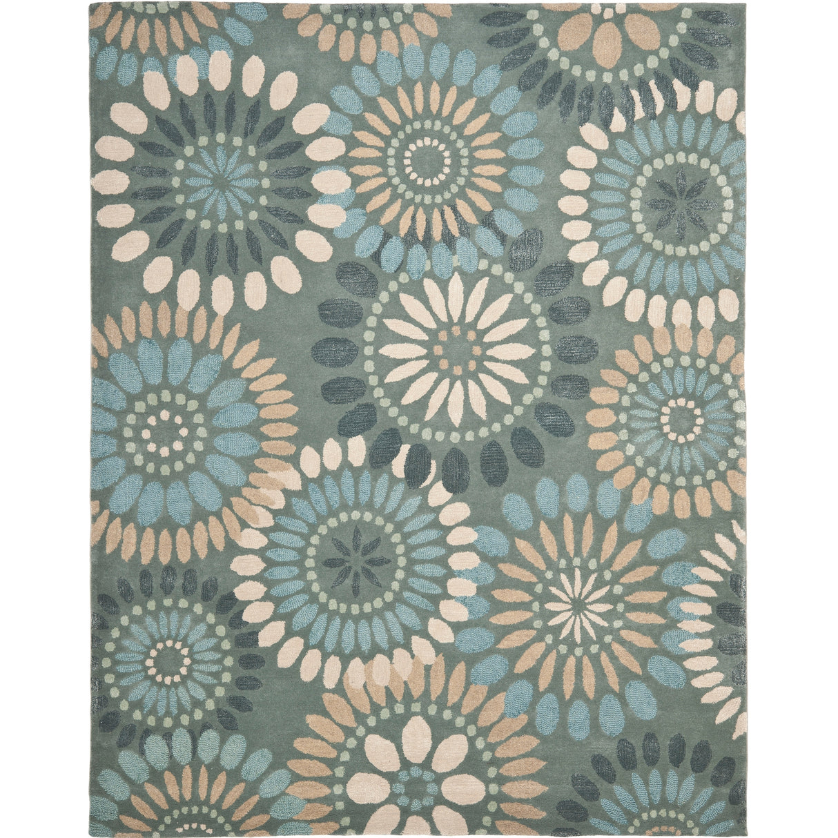 SAFAVIEH Handmade Jardin Charu Country Floral Wool Rug