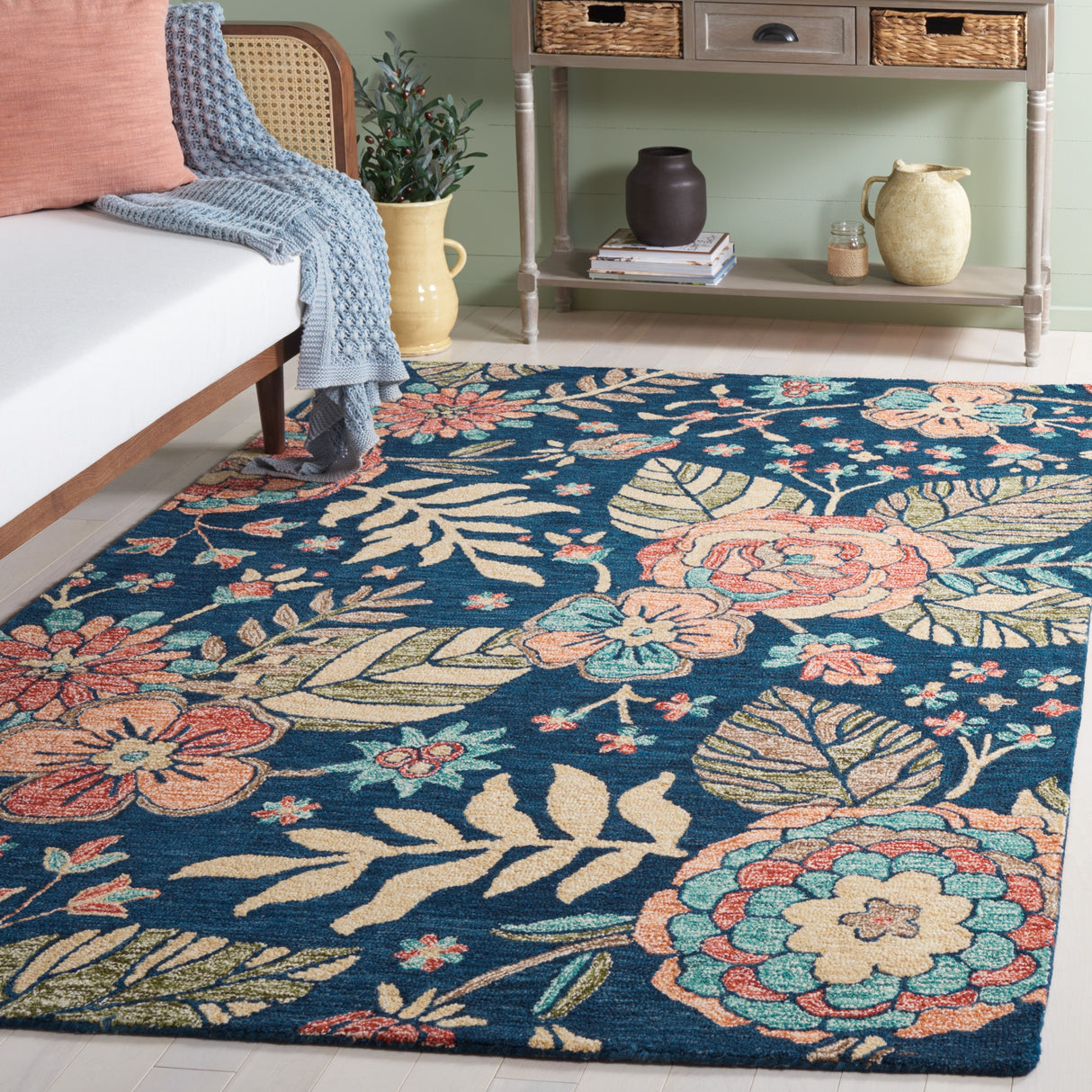 SAFAVIEH Handmade Jardin Consolata Country Wool Rug