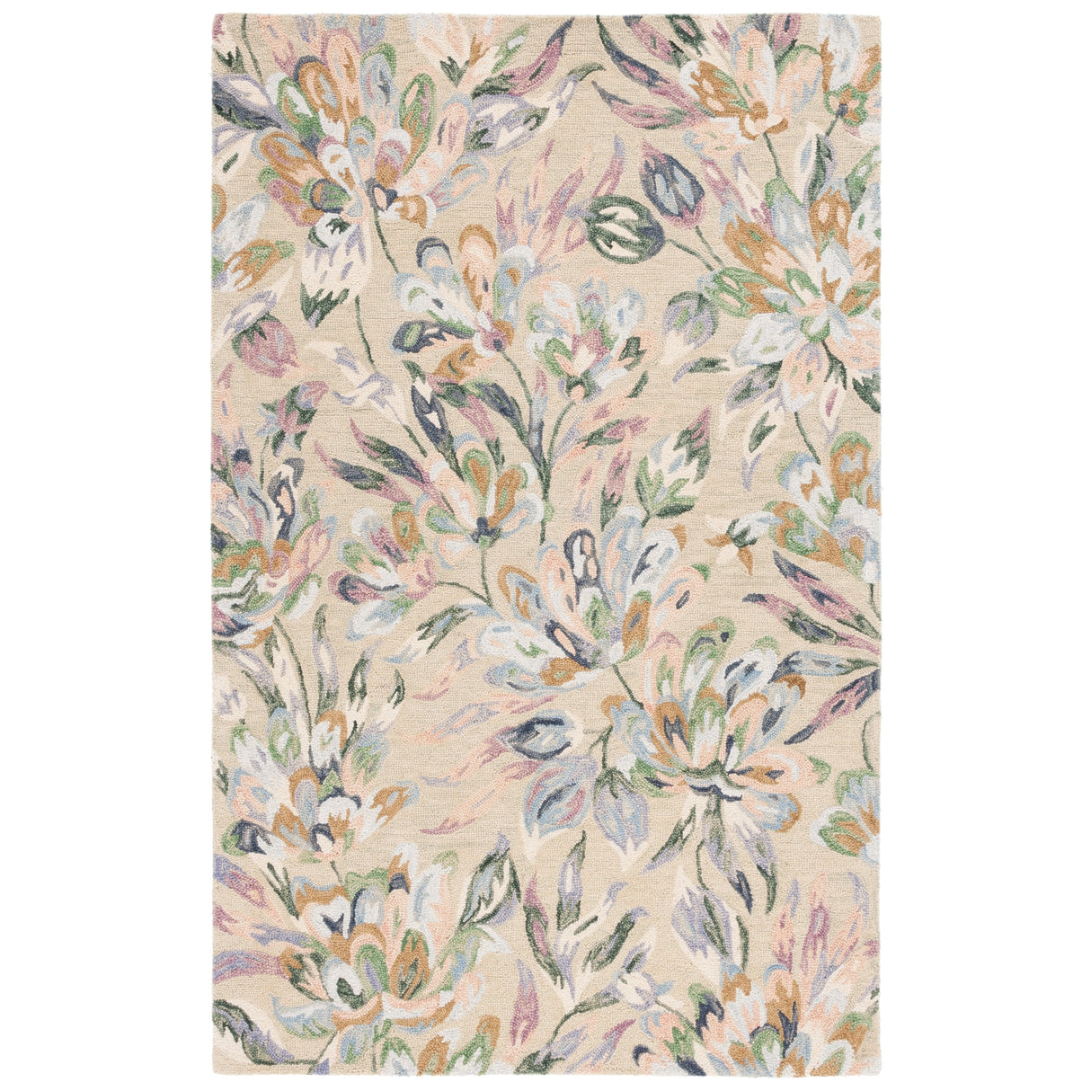 SAFAVIEH Handmade Jardin Evamarie Floral Wool Rug