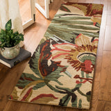 SAFAVIEH Handmade Jardin Kristell Country Floral Wool Rug