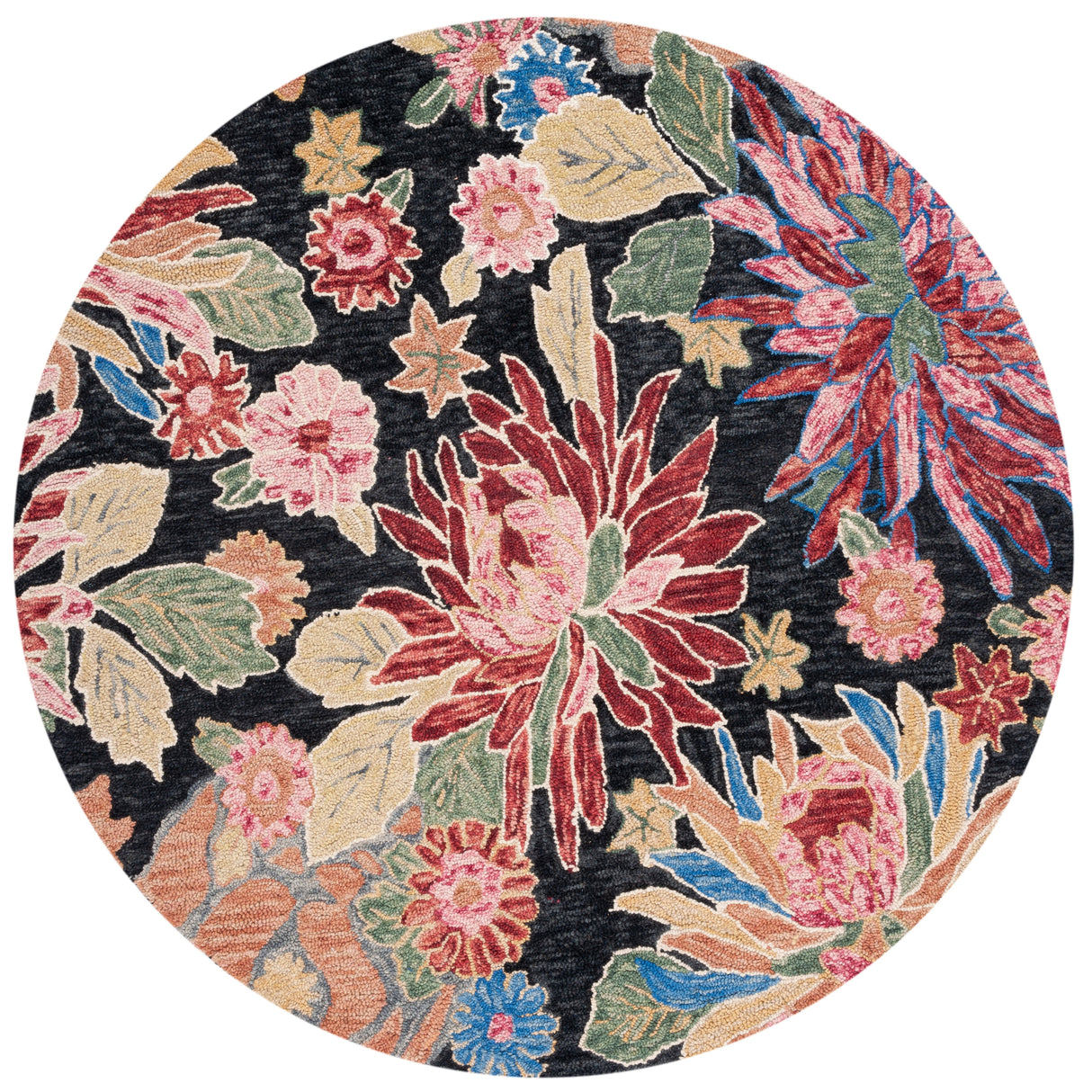 SAFAVIEH Handmade Jardin Yuta Floral Wool Rug