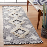 SAFAVIEH Handmade Kenya Sascho Moroccan Diamond Wool Rug