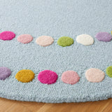 SAFAVIEH Handmade Kids Destini Dots Wool Rug