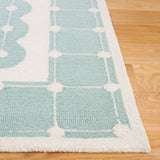 SAFAVIEH Handmade Kids Kayley Geometric Wool Rug