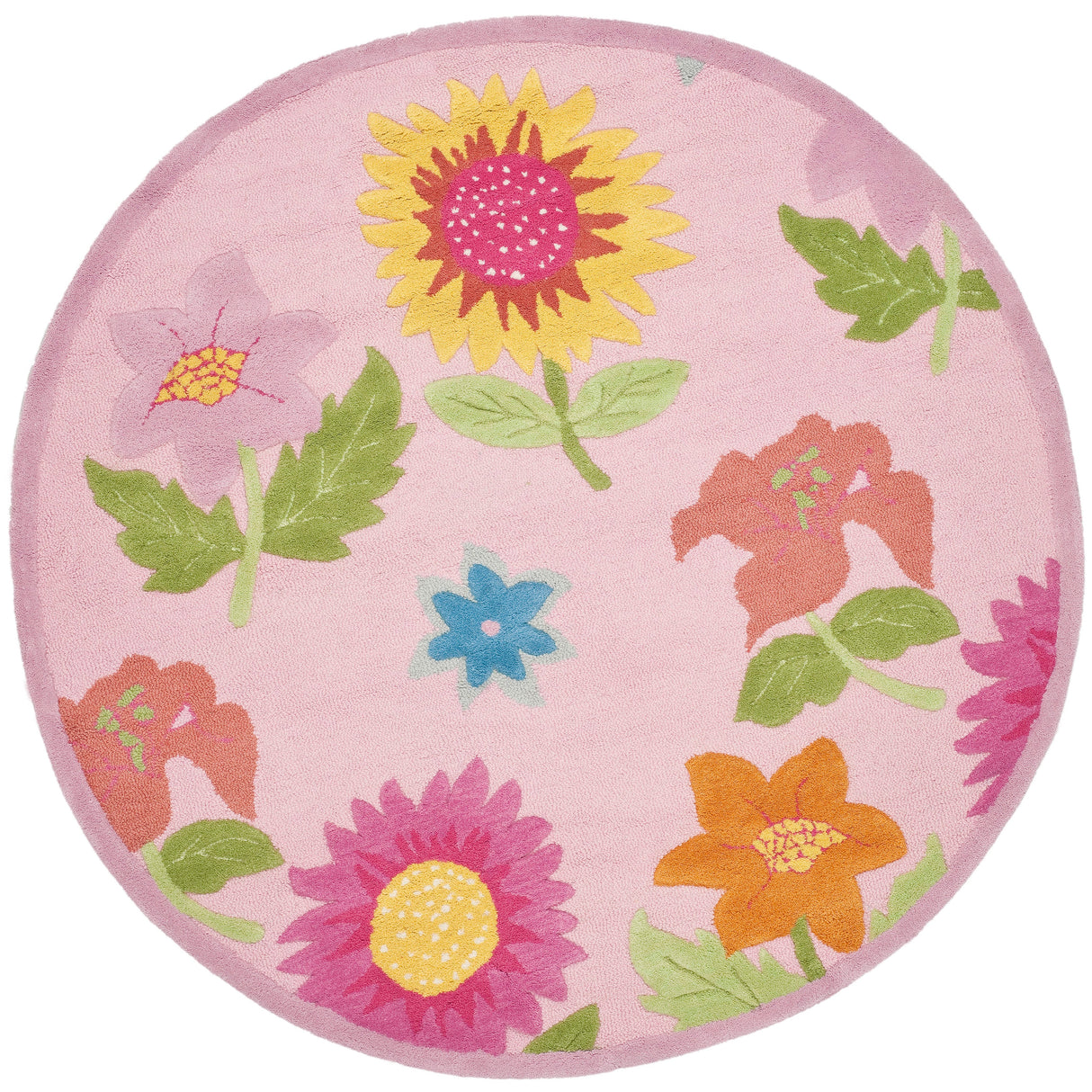 SAFAVIEH Handmade Kids Mikala Floral Wool Rug