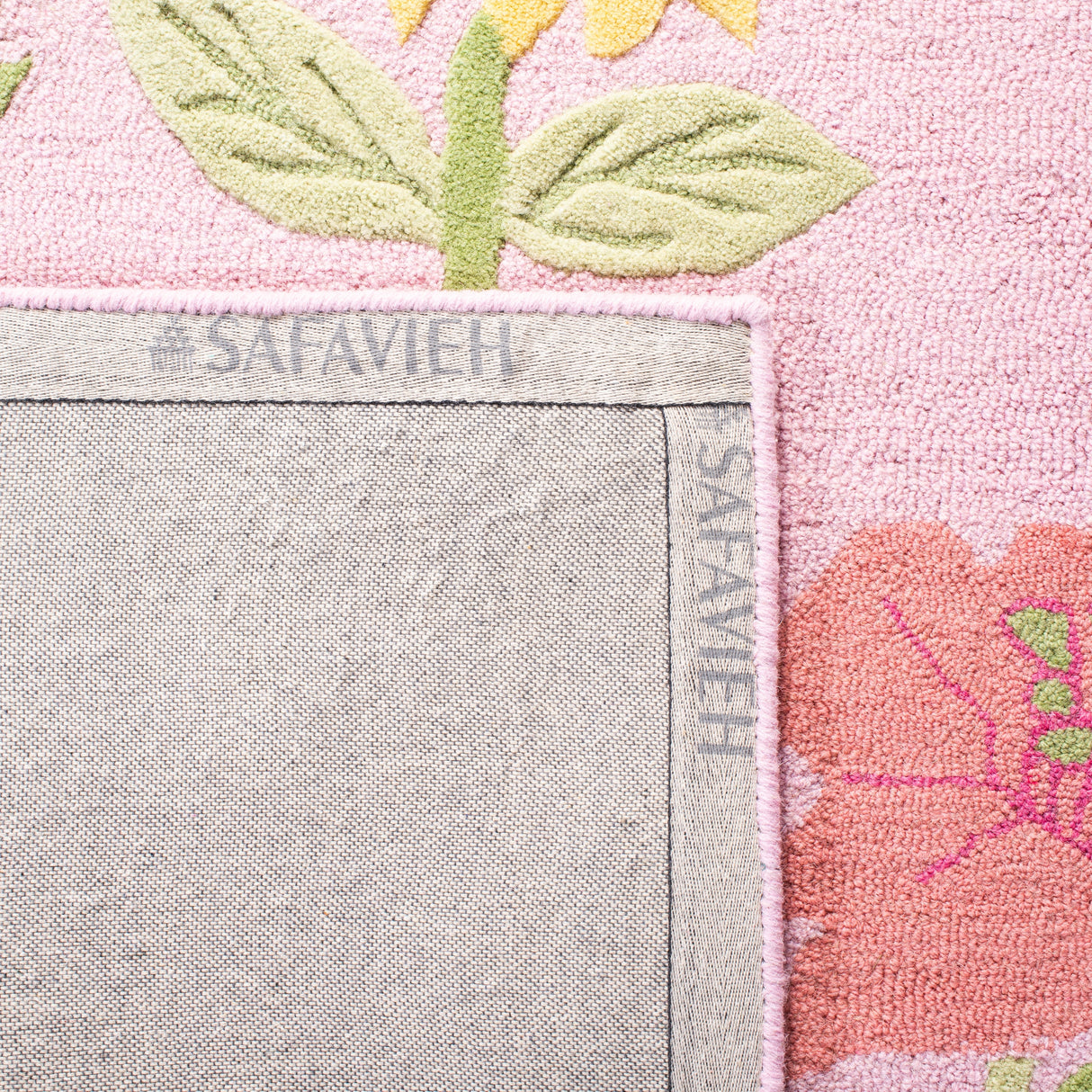 SAFAVIEH Handmade Kids Mikala Floral Wool Rug