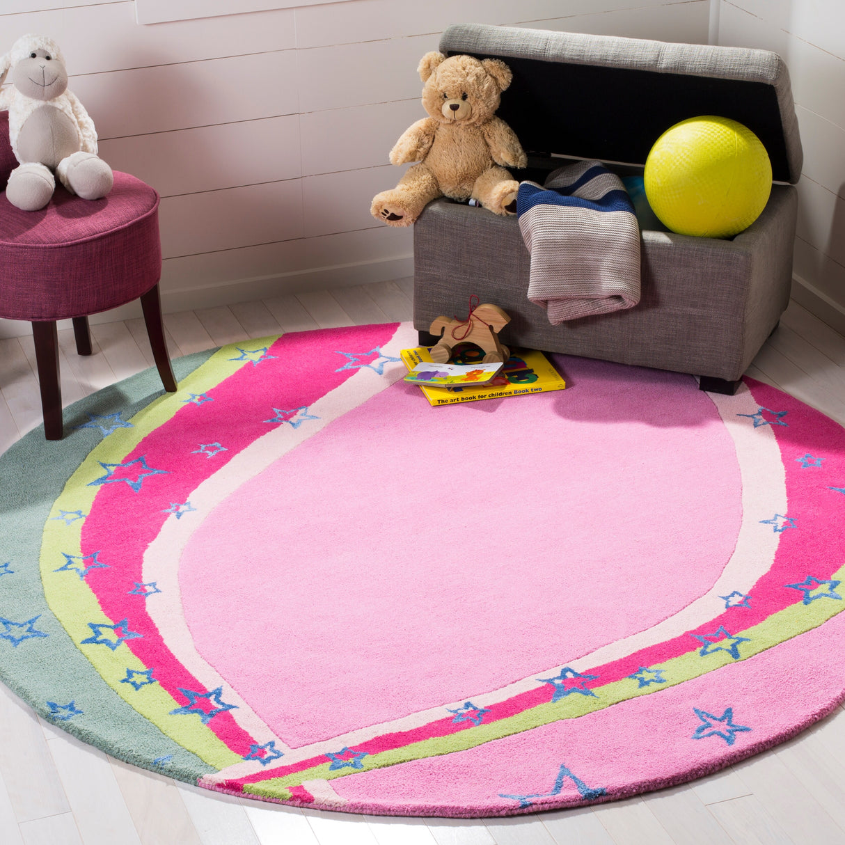 SAFAVIEH Handmade Kids Nohely Wool Rug