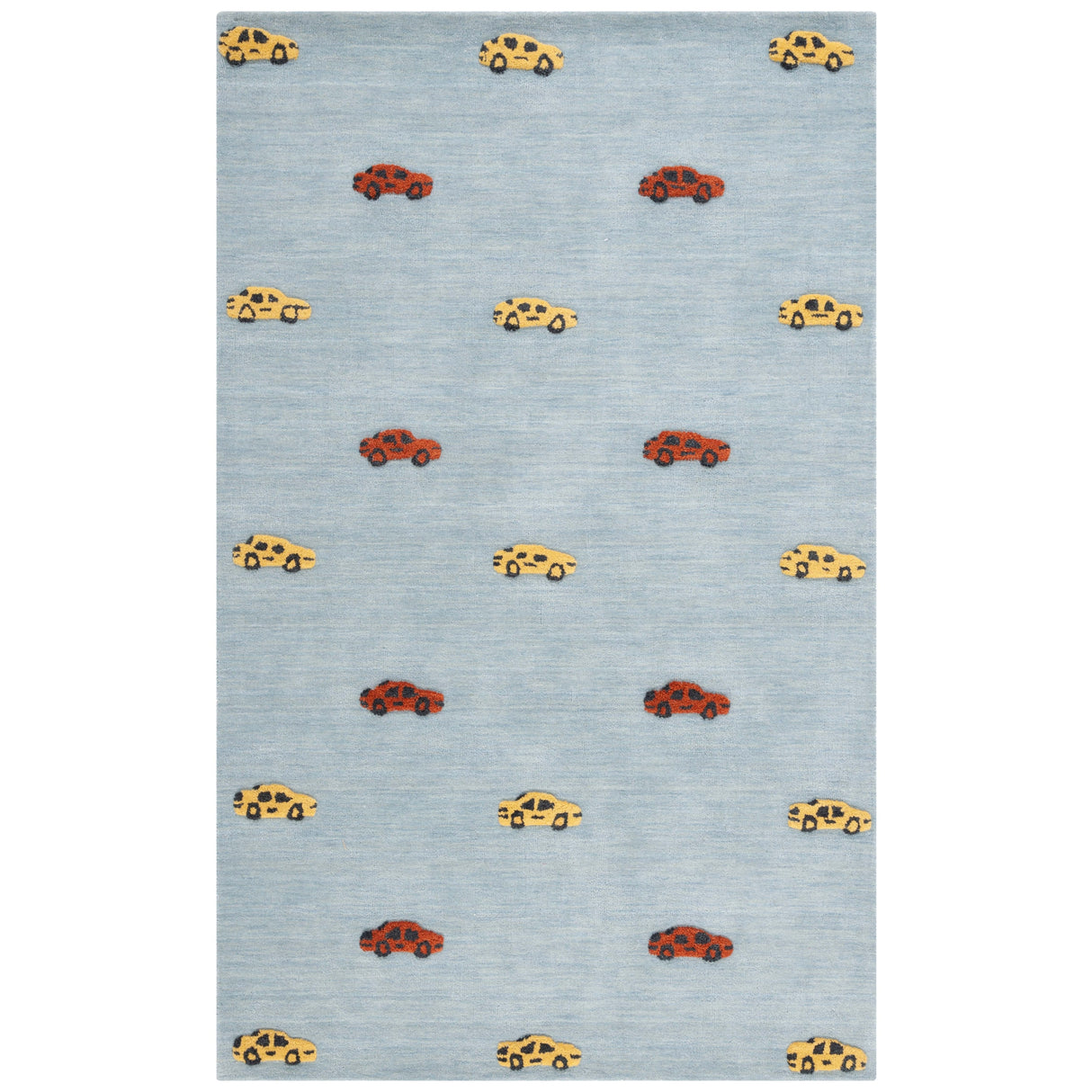 SAFAVIEH Handmade Kids Reina Cars Wool Rug