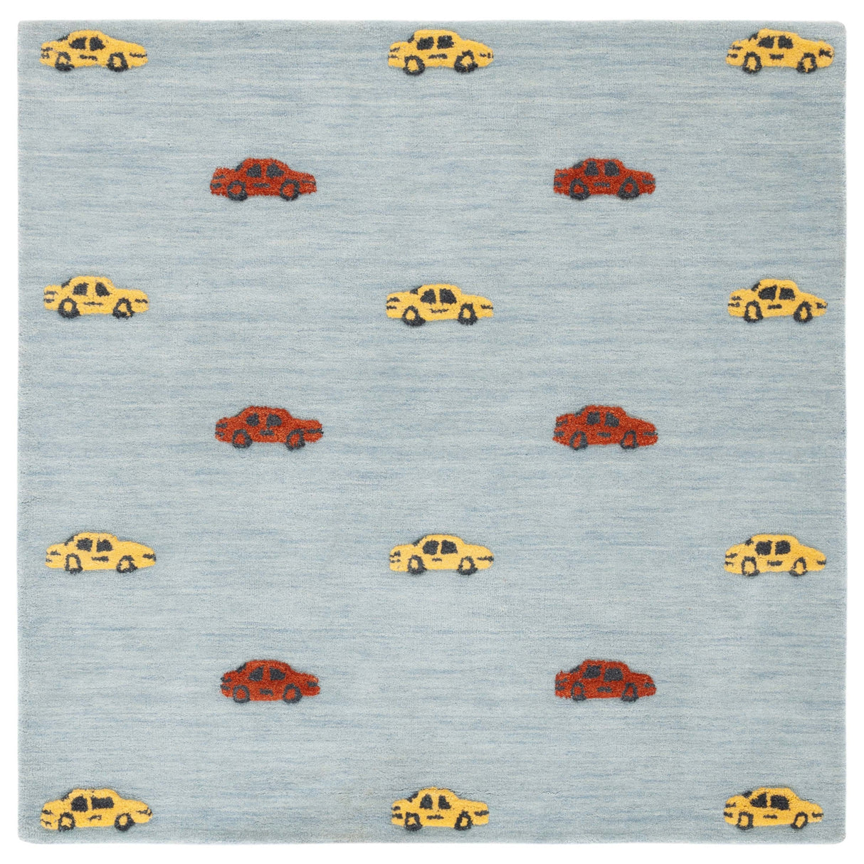 SAFAVIEH Handmade Kids Reina Cars Wool Rug