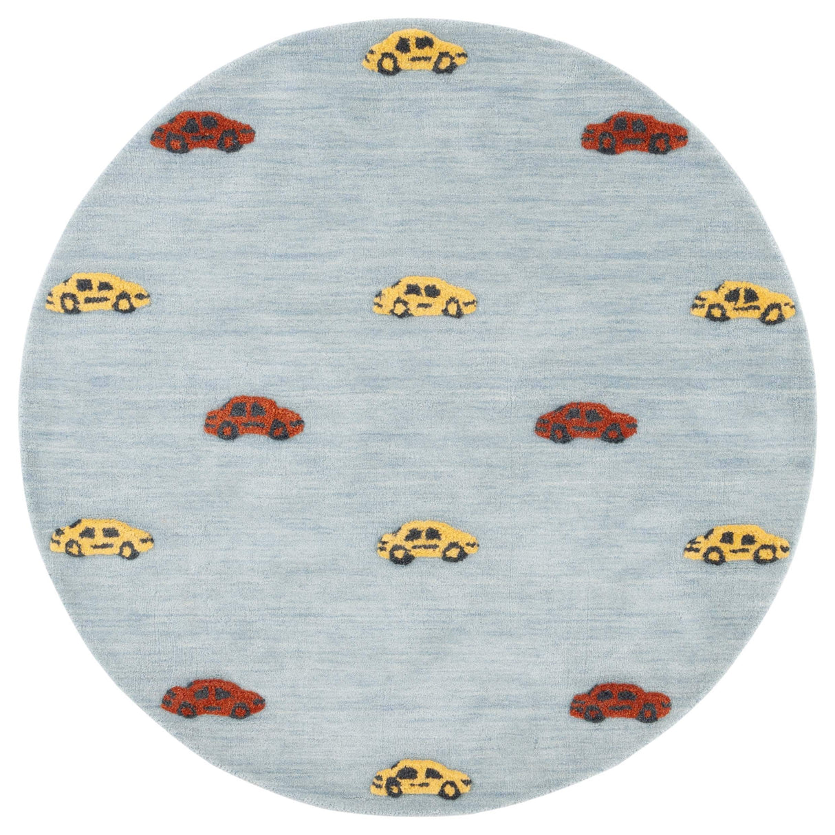 SAFAVIEH Handmade Kids Reina Cars Wool Rug