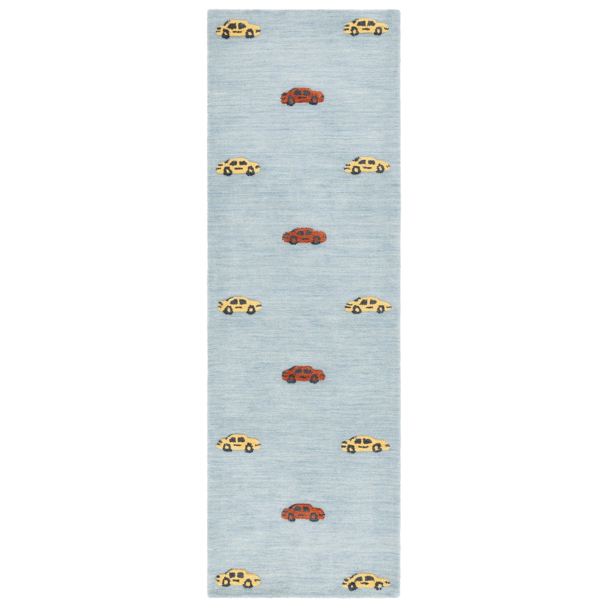 SAFAVIEH Handmade Kids Reina Cars Wool Rug