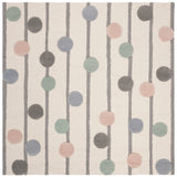 SAFAVIEH Handmade Kids Yasmeen Dotted Stripe Wool Rug