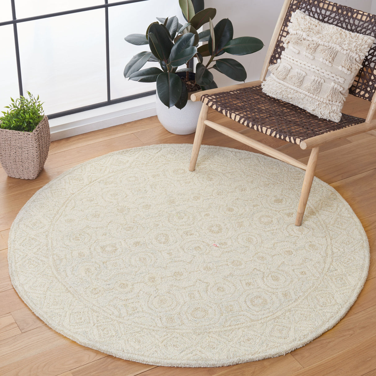 SAFAVIEH Handmade Kirila Micro-loop Modern Wool Area Rug