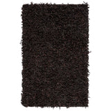 SAFAVIEH Handmade Leather Shag Blayne Modern Leather Rug