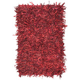 SAFAVIEH Handmade Leather Shag Blayne Modern Leather Rug