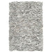 SAFAVIEH Handmade Leather Shag Blayne Modern Leather Rug