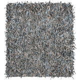 SAFAVIEH Handmade Leather Shag Blayne Modern Leather Rug