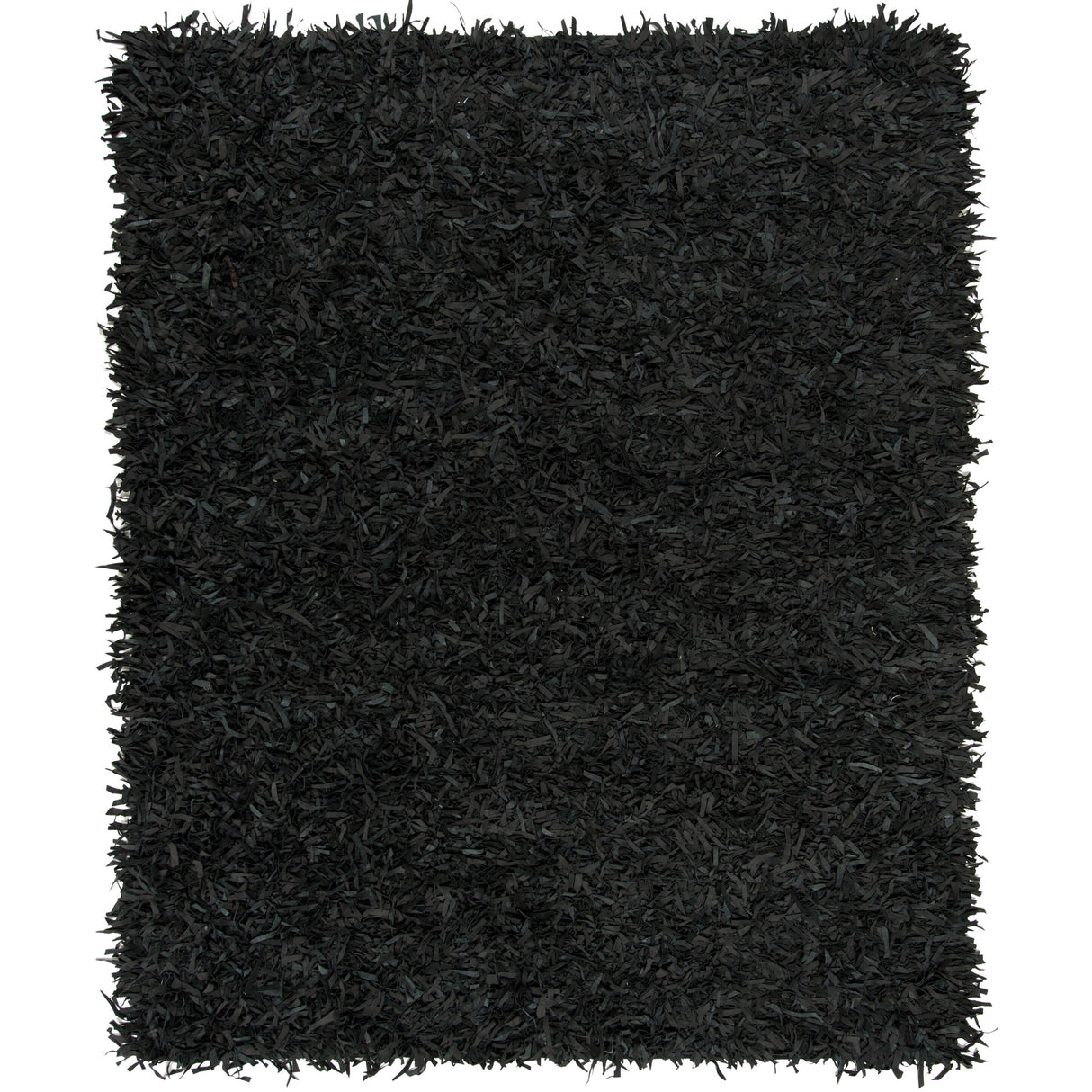 SAFAVIEH Handmade Leather Shag Blayne Modern Leather Rug