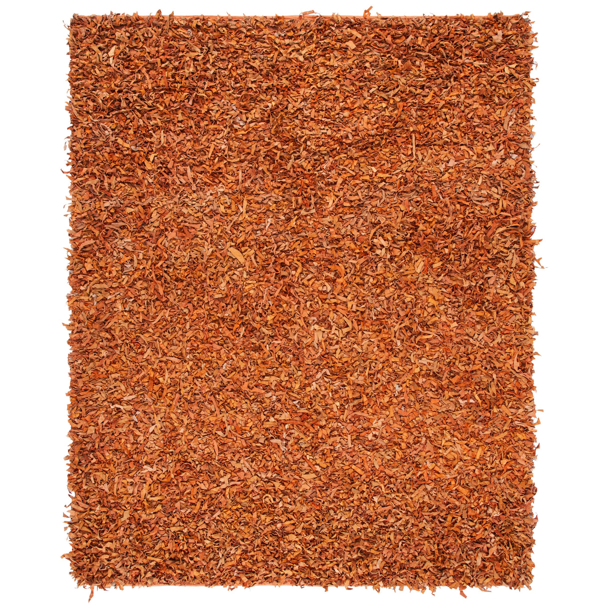 SAFAVIEH Handmade Leather Shag Blayne Modern Leather Rug