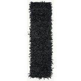 SAFAVIEH Handmade Leather Shag Blayne Modern Leather Rug