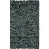 SAFAVIEH Handmade Leather Shag Doinita Modern Decorative Rug