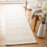 SAFAVIEH Handmade Marbella Arianne Stripe Beige/Brown Wool Rug