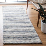 SAFAVIEH Handmade Marbella Arianne Stripe Beige/Brown Wool Rug