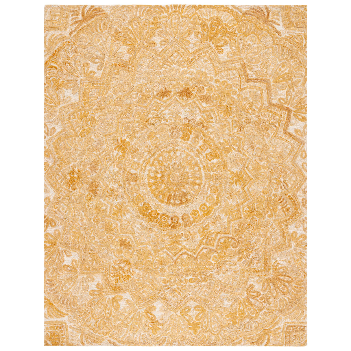 SAFAVIEH Handmade Marquee Carlijn Modern Medallion Wool Rug