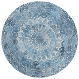 SAFAVIEH Handmade Marquee Carlijn Modern Medallion Wool Rug