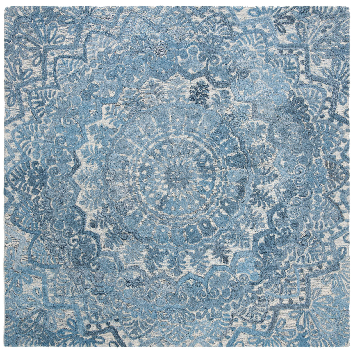 SAFAVIEH Handmade Marquee Carlijn Modern Medallion Wool Rug