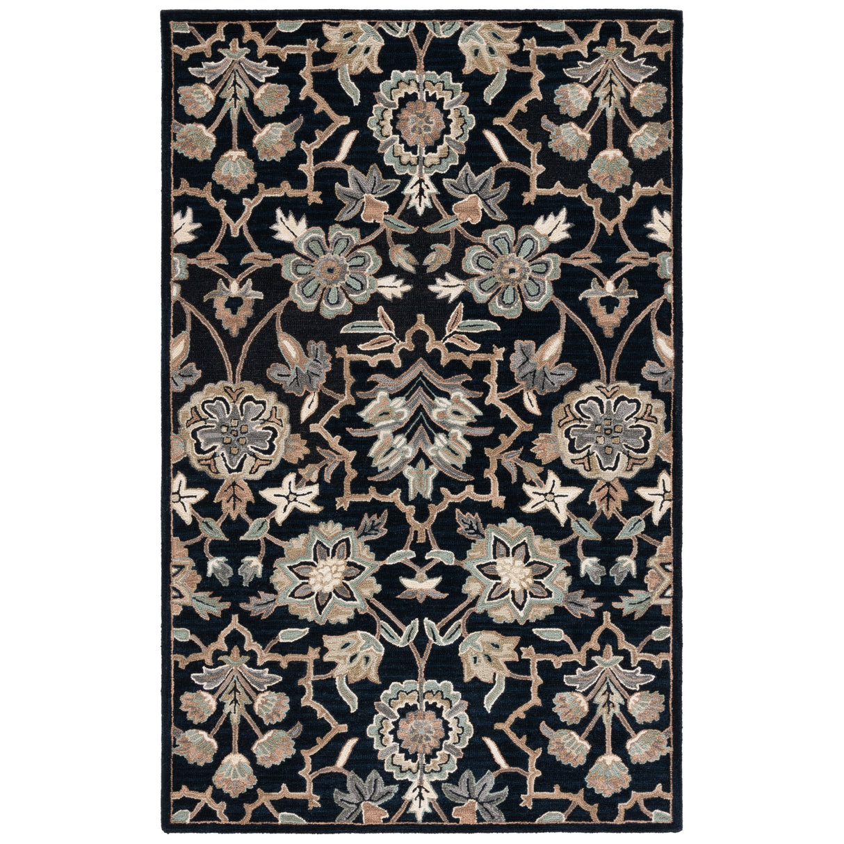 SAFAVIEH Handmade Metro Adosinda French Country Floral Wool Rug