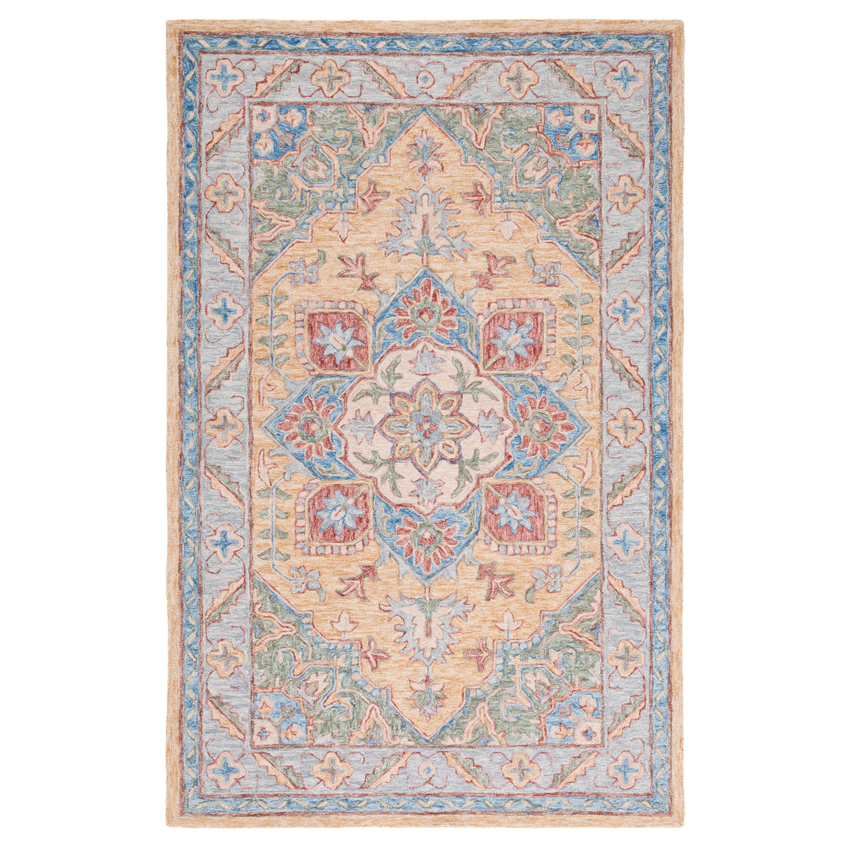 SAFAVIEH Handmade Metro Bert Medallion Wool Rug