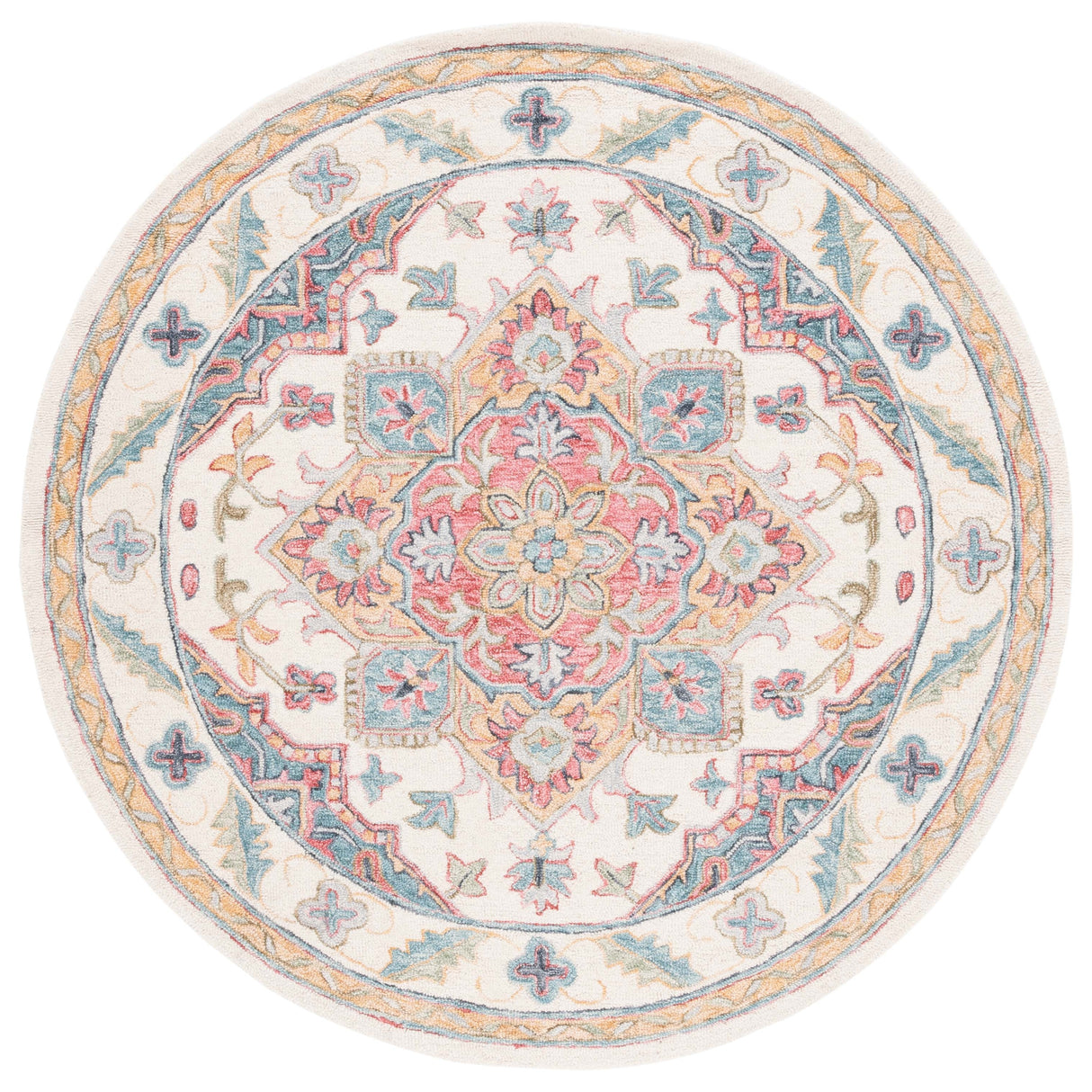 SAFAVIEH Handmade Metro Bert Medallion Wool Rug