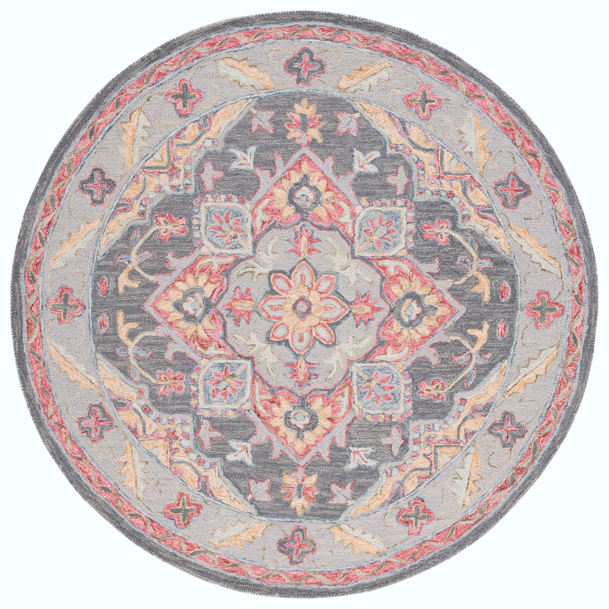 SAFAVIEH Handmade Metro Bert Medallion Wool Rug