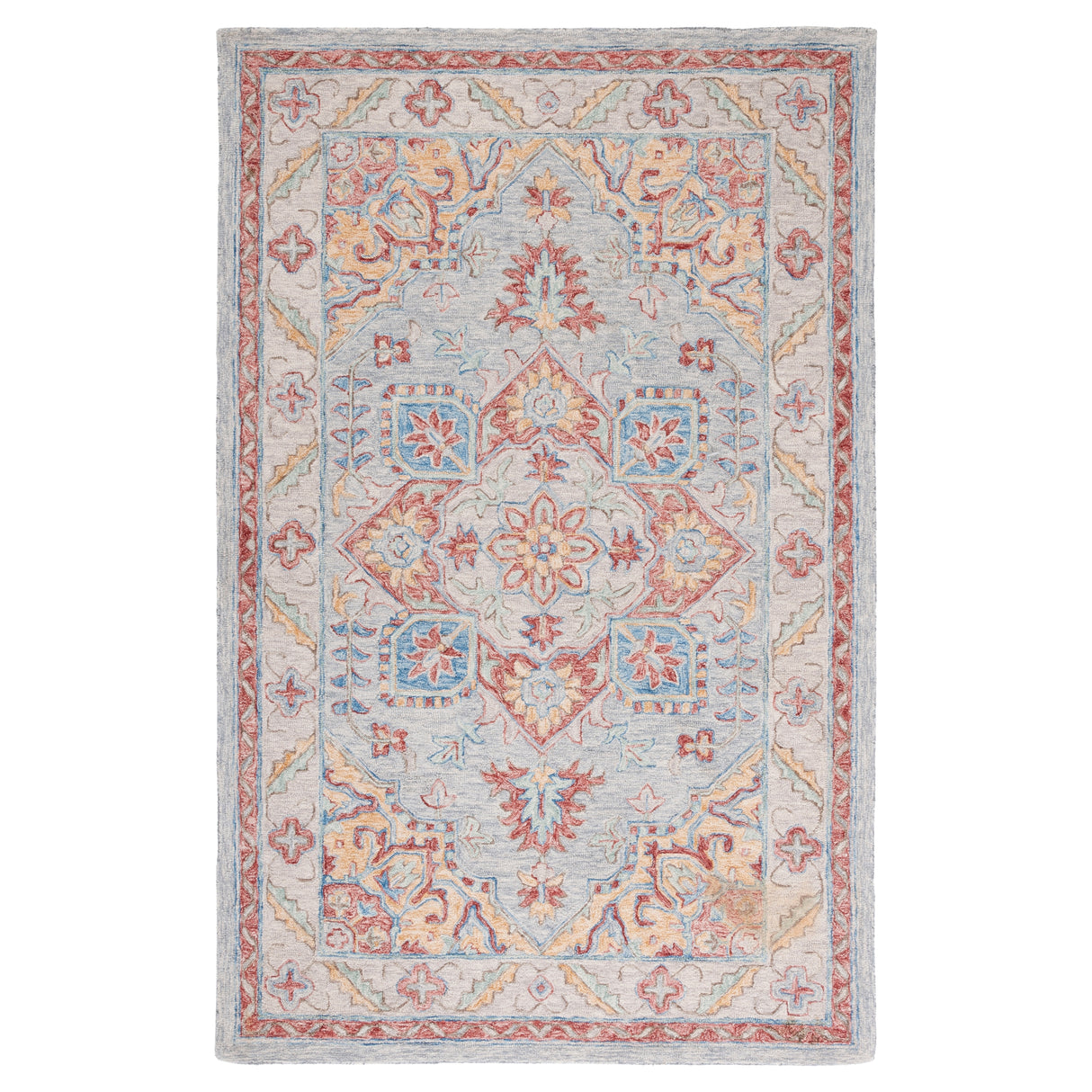 SAFAVIEH Handmade Metro Bert Medallion Wool Rug