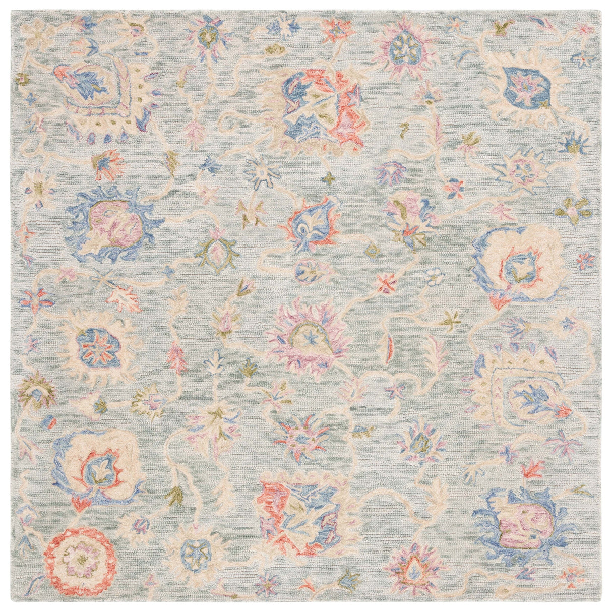 SAFAVIEH Handmade Metro Haruyo French Country Floral Wool Rug