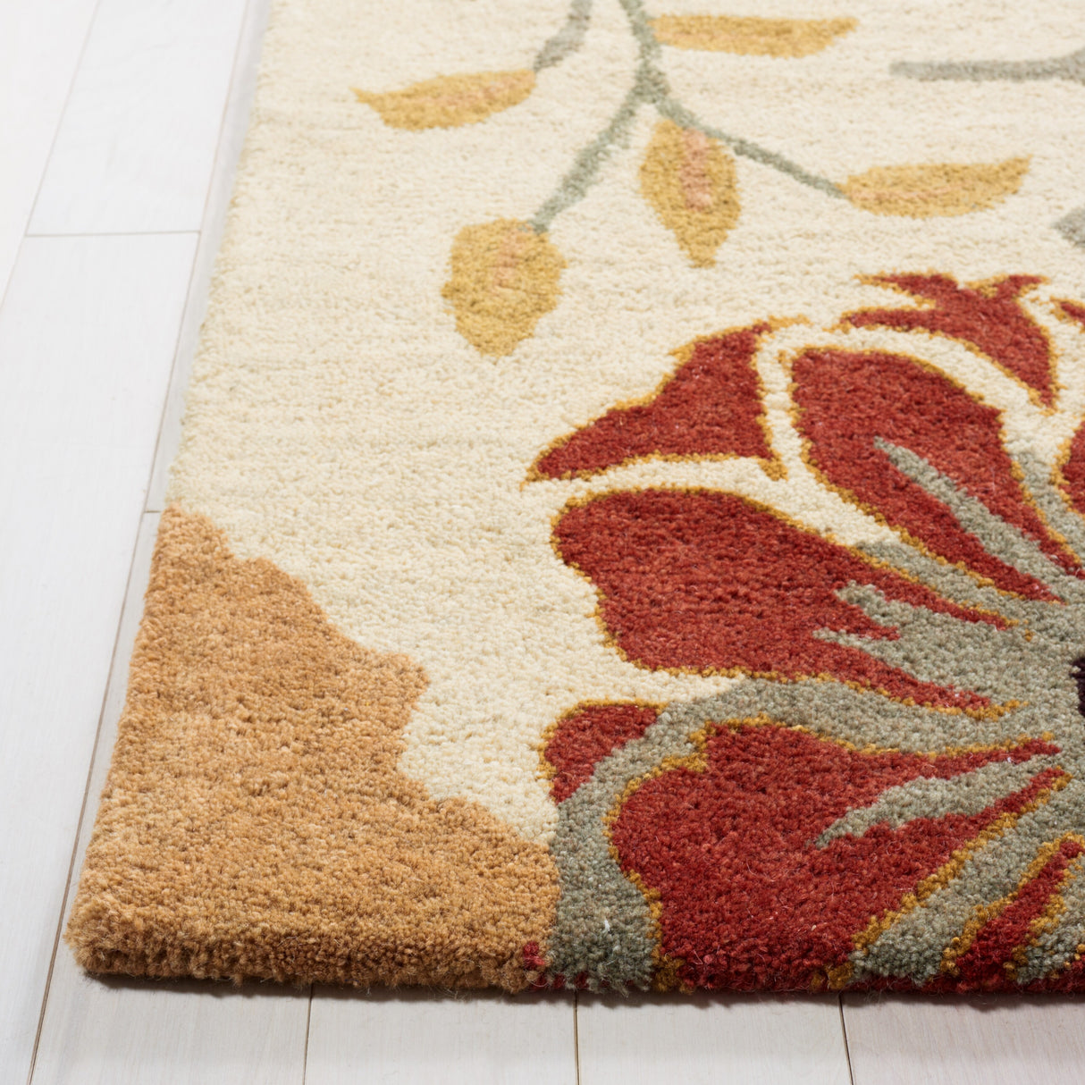 SAFAVIEH Handmade Metro Nava French Country Floral Wool Rug